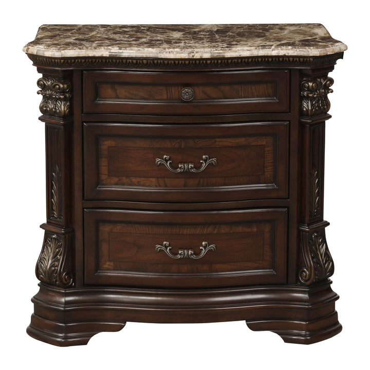 Nightstand with Marble Top