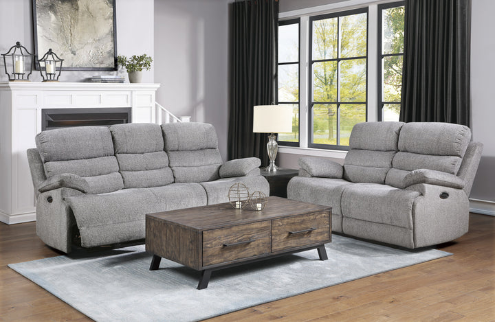 Power Double Reclining Loveseat With Power Headrests And Usb Ports