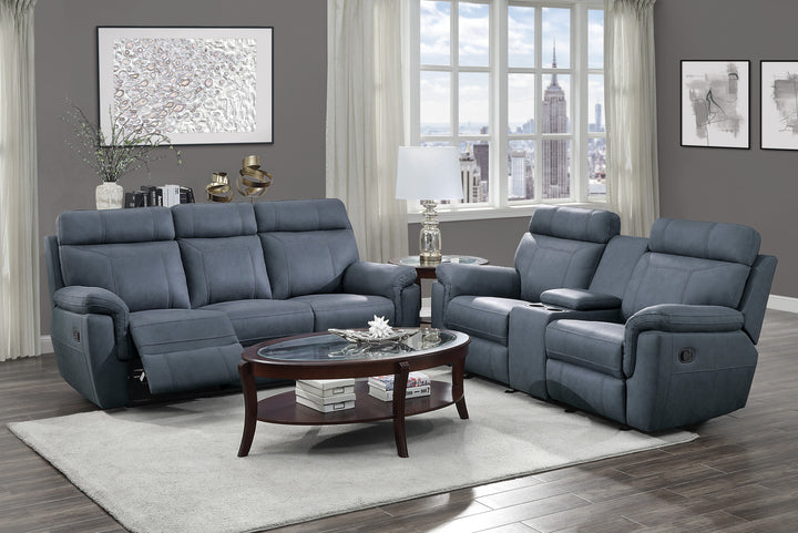 Double Glider Reclining Loveseat With Center Console