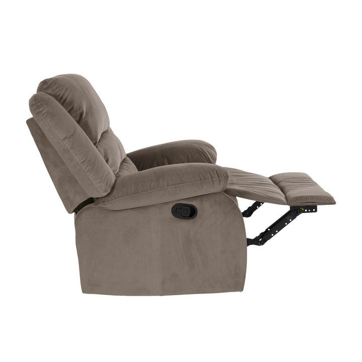 Rclnr Chair, Chocolate Fabric