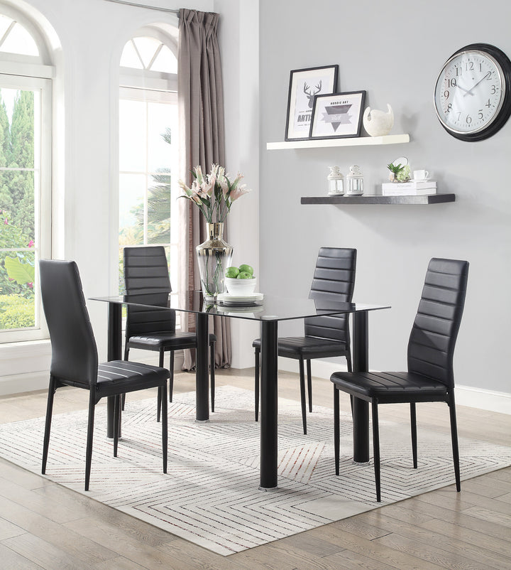 Set Of 2, Black Dining Chair