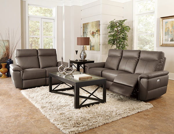 Power Double Reclining Love Seat