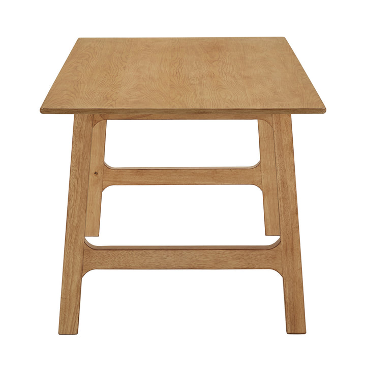 Modern Scandinavian Wood Finish 71" Dining Table - Light Oak Veneer