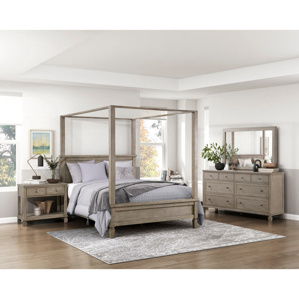 Canopy Platform Bed - King Size