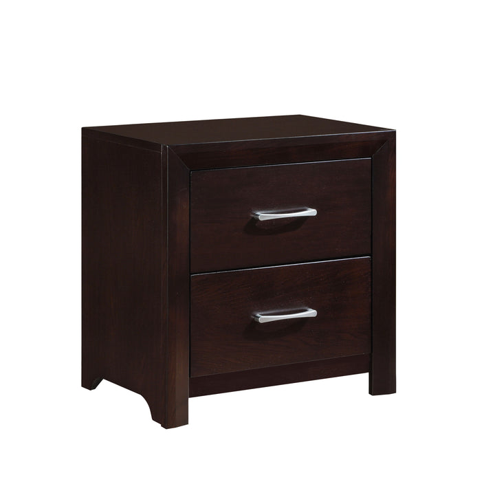 Edina Espresso-Hinted Cherry Finish Nightstand