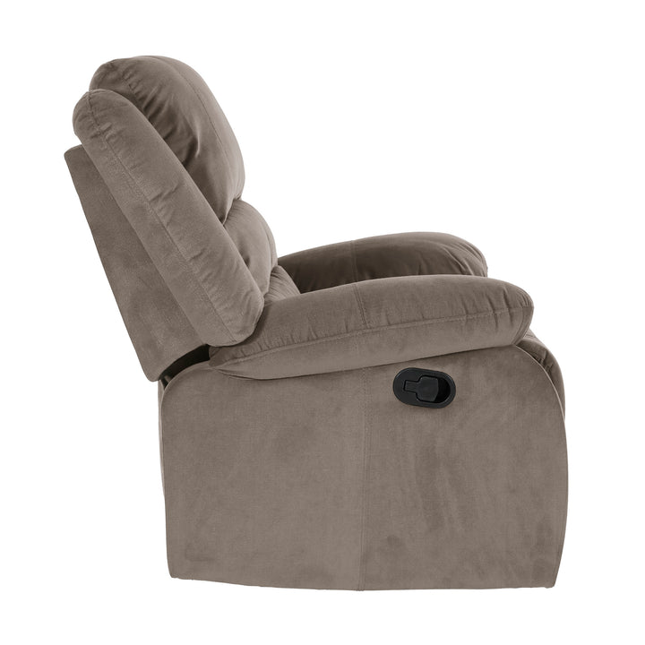 Rclnr Chair, Chocolate Fabric