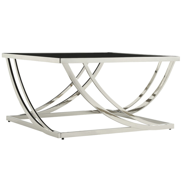 Steel Arch Square Coffee Table