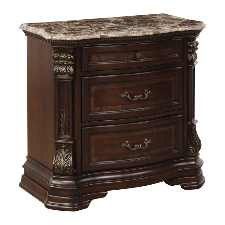 Nightstand with Marble Top