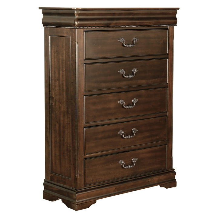 Mont Belvieu Cherry Finish Chest with Hidden Drawer