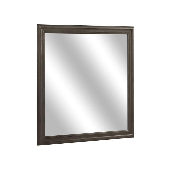 Stained Grey Finish Mirror