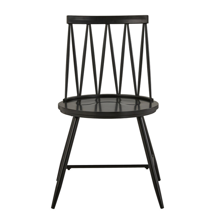 Zigzag Low Back Windsor Classic Dining Chairs (Set of 2)