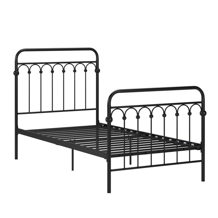 Metal Arches Twin Platform Bed