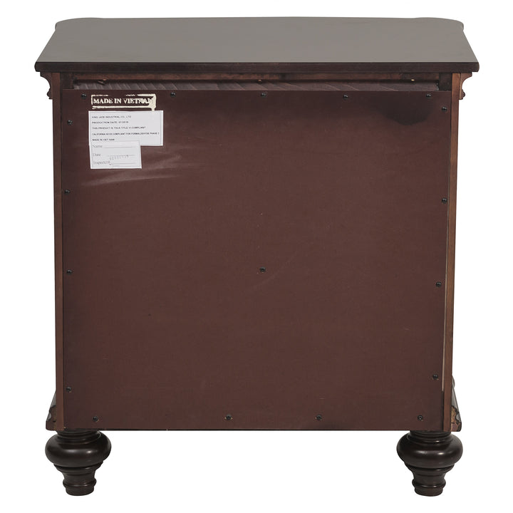 Marston Dark Cherry Finish Nightstand