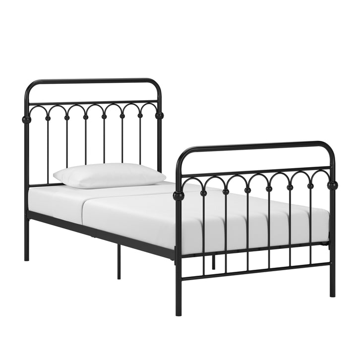 Metal Arches Twin Platform Bed