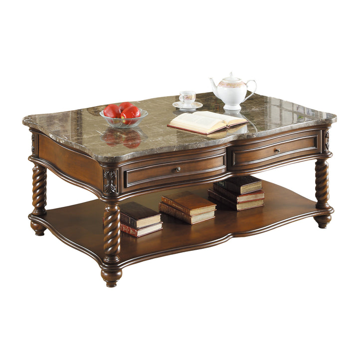 Lockwood Cocktail Table With Marble Top
