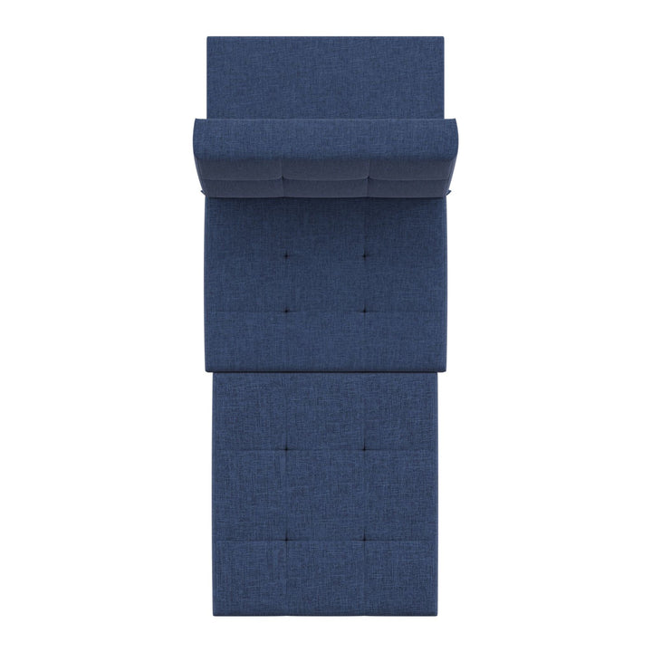 Convertible Ottoman - Blue