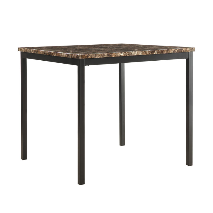 Faux Marble Counter Height Dining Table