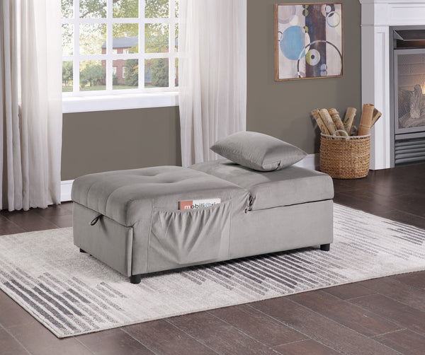 Lift Top Storage Bench With Pull-Out Bed