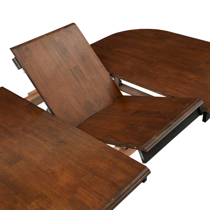 Two-Tone Extending Dining Table - Antique Black