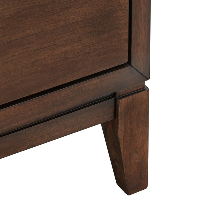 26" Wide 2 - Drawer Campaign Nightstand