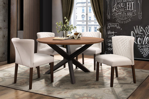 Set Of 2, Dining Chair, White