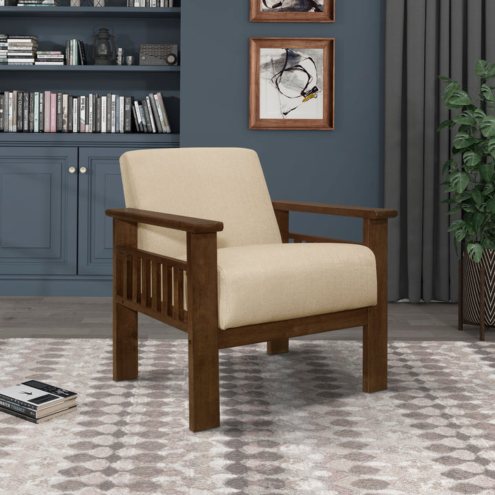 Accent Chair with Storage Arms
