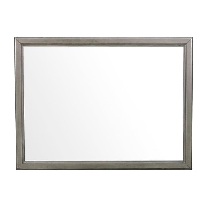 Grey Finish Mirror