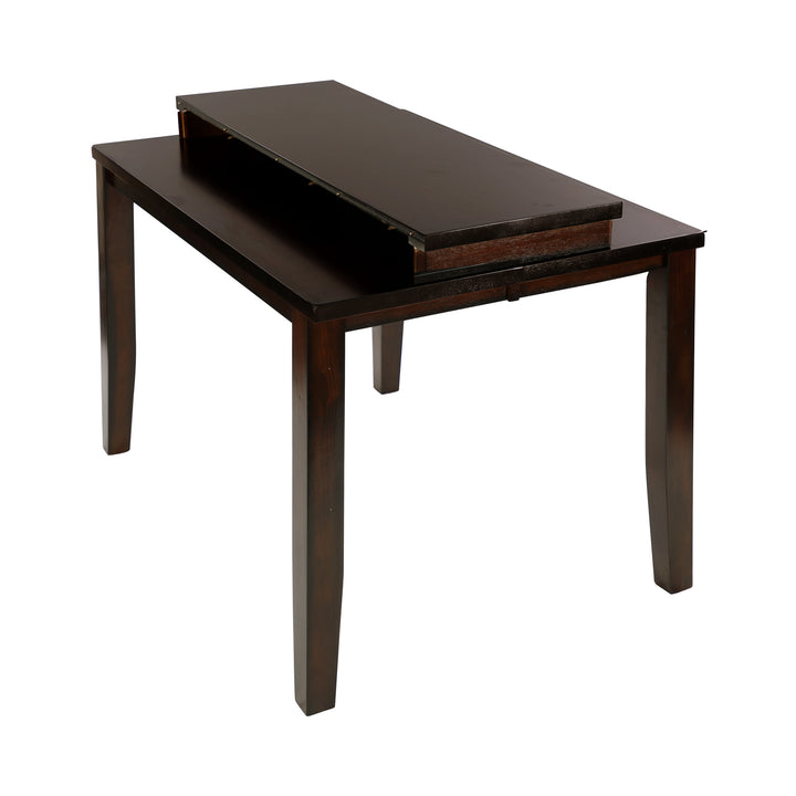 Cherry Finish Counter Height Table 36"-54" With Leaf