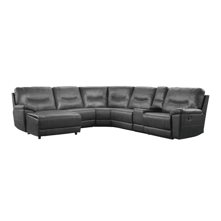 6-Piece Modular Reclining Sectional with Left Chaise