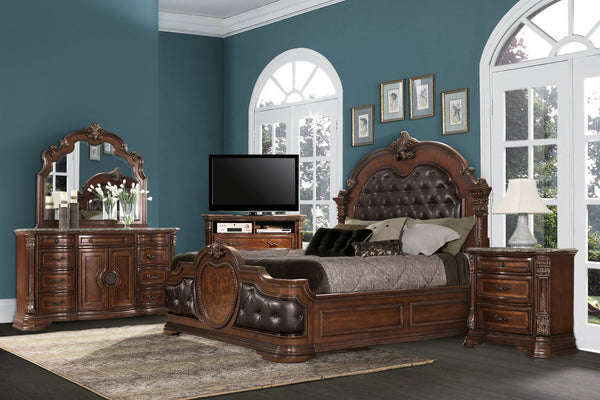 Nightstand with Marble Top