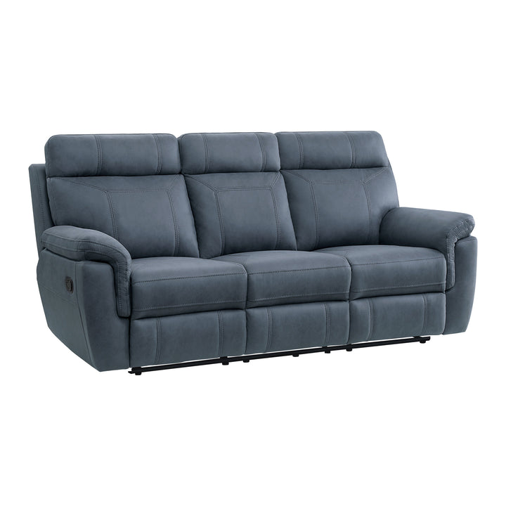 Double Reclining Sofa With Drop-Down Cup Holders