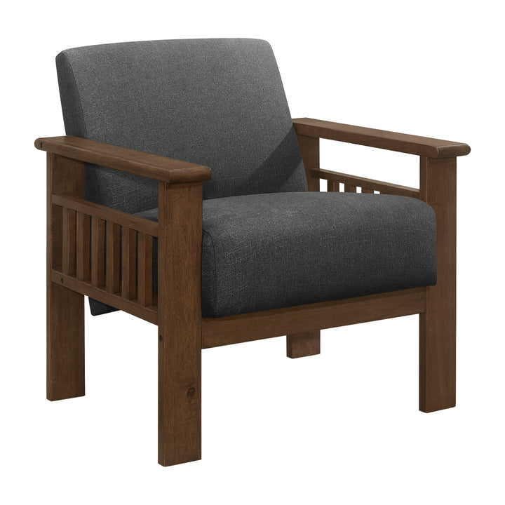 Accent Chair with Storage Arms
